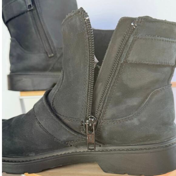 UGG Women's Ashton Short Boot Size 3 Black - Picture 5 of 9